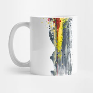 Gray & Yellow Mug